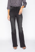 Sofia Fit To Flare High Rise Button Up Jean